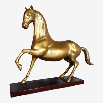 Brass horse