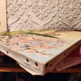 Oil painting on canvas Chapel Antonaves Hautes Alpes signed Bertrand