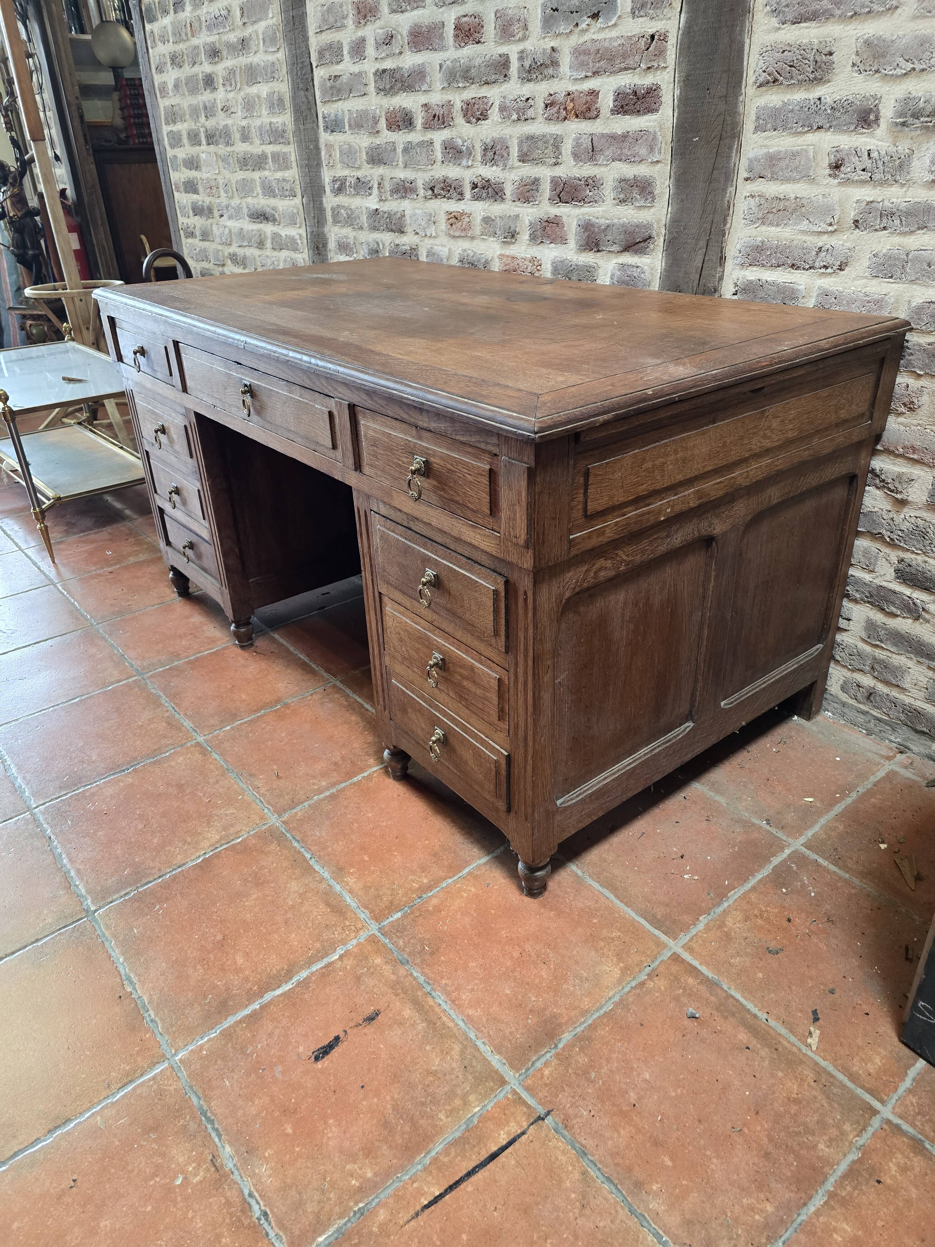 Oak minister's desk