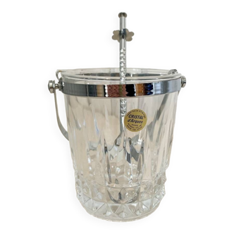 Ice Bucket with Tongs.