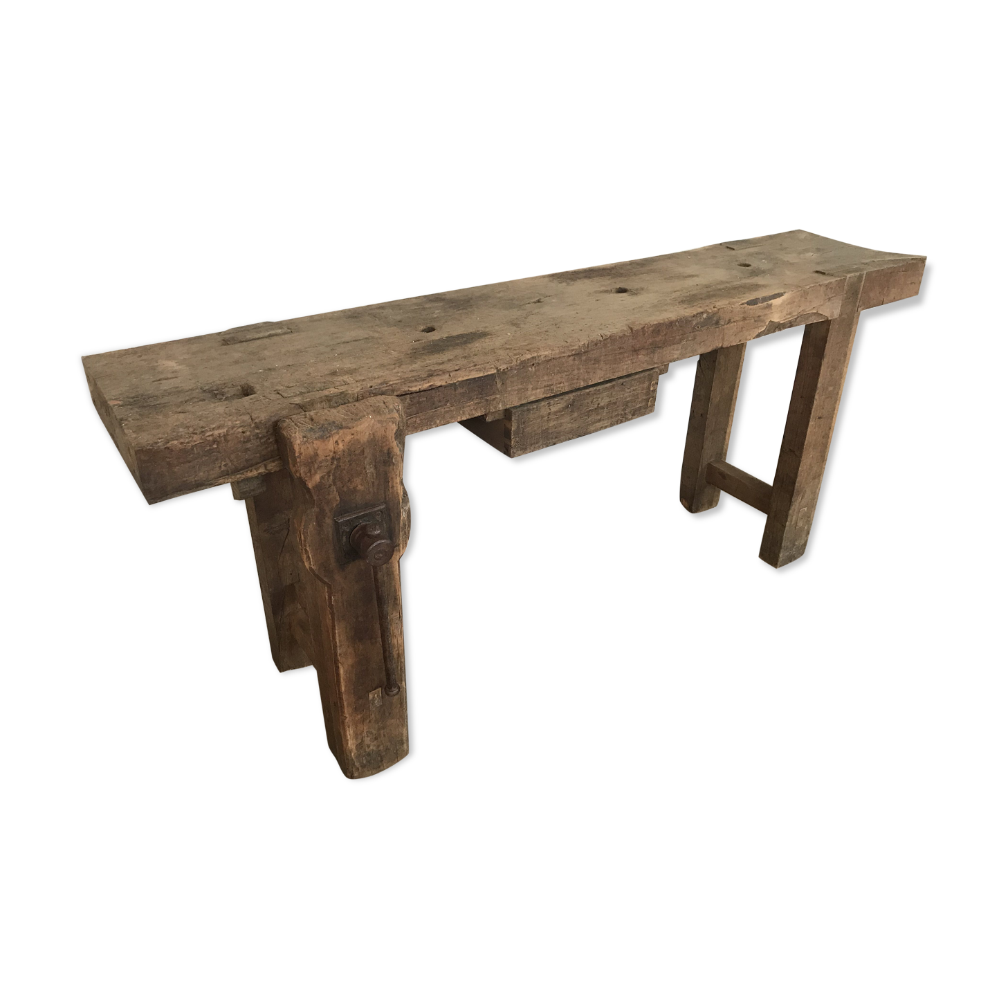 Former established raw wood vintage loft industrial original patina