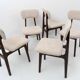 Set of 5 chairs design R. Hałas Vintage Poland 1970s