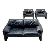 Première édition ensemble Maralunga, Vico Magistretti, Cassina, Italie, années 70