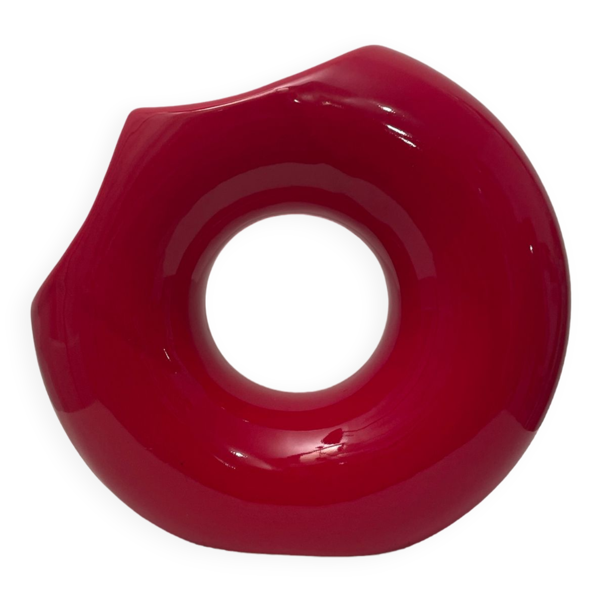 Vase Céramique géométrique italienne 1980