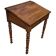 19th century Louis Philippe walnut drop-leaf desk