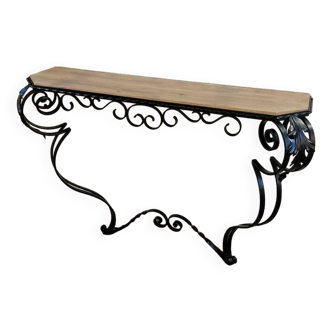 Art Deco period console in wrought iron