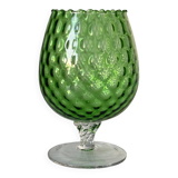 Large translucent green empoli vase