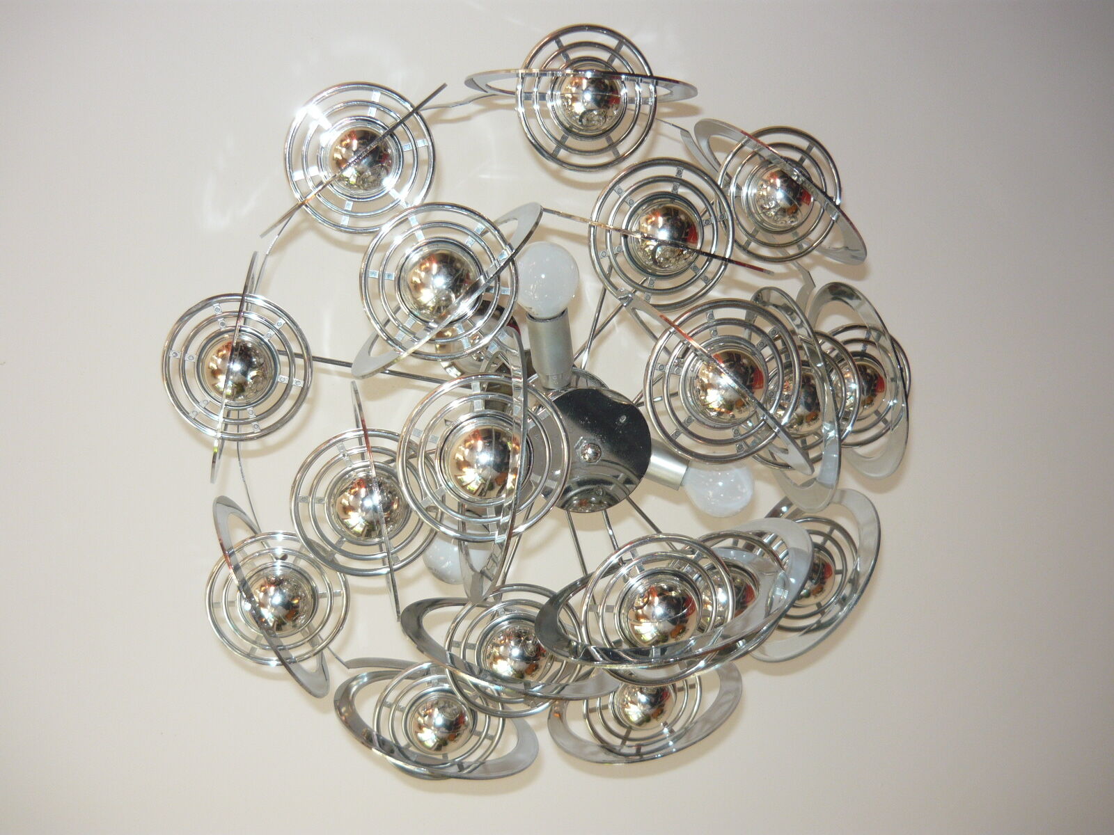 Chandelier panetes space age years 70