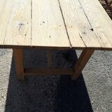 Table farm raw wood