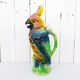 Pitcher cockatoo earthenware Saint Clement Vintage