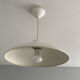 White metal pendant lamp Vrieland Design 1970s