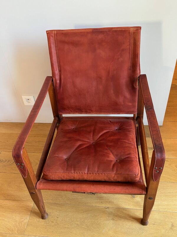 Fauteuil Safari de Kaare Klint - Danemark années 60