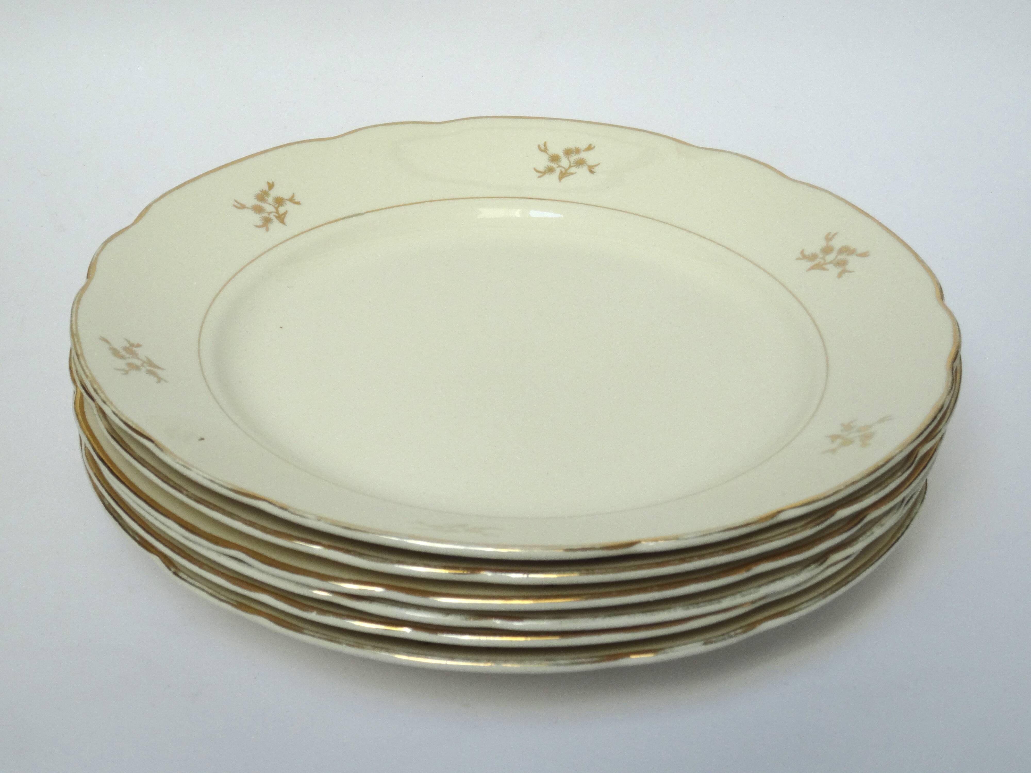 6 Villeroy & Boch flat plates