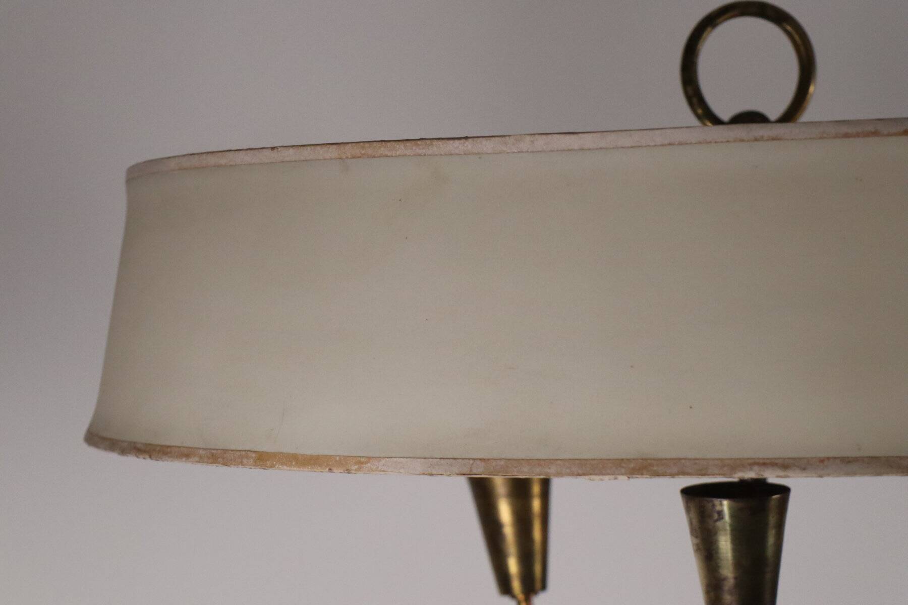 Vintage Arlus floor lamp in metal and brass, 1960
