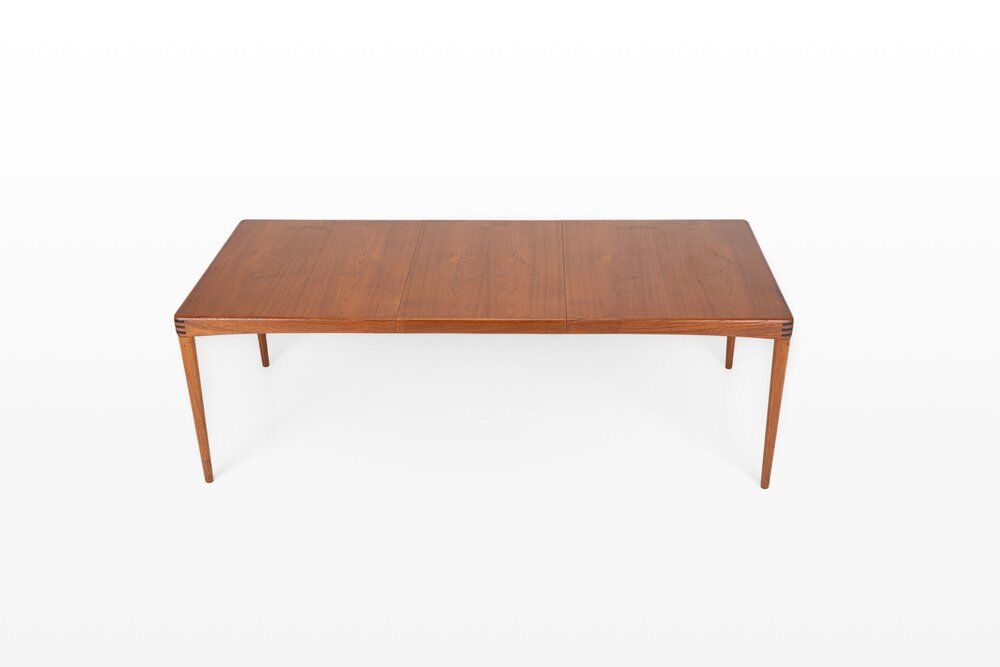 Extendable dining table by H.W. Klein for Bramin, 1960s