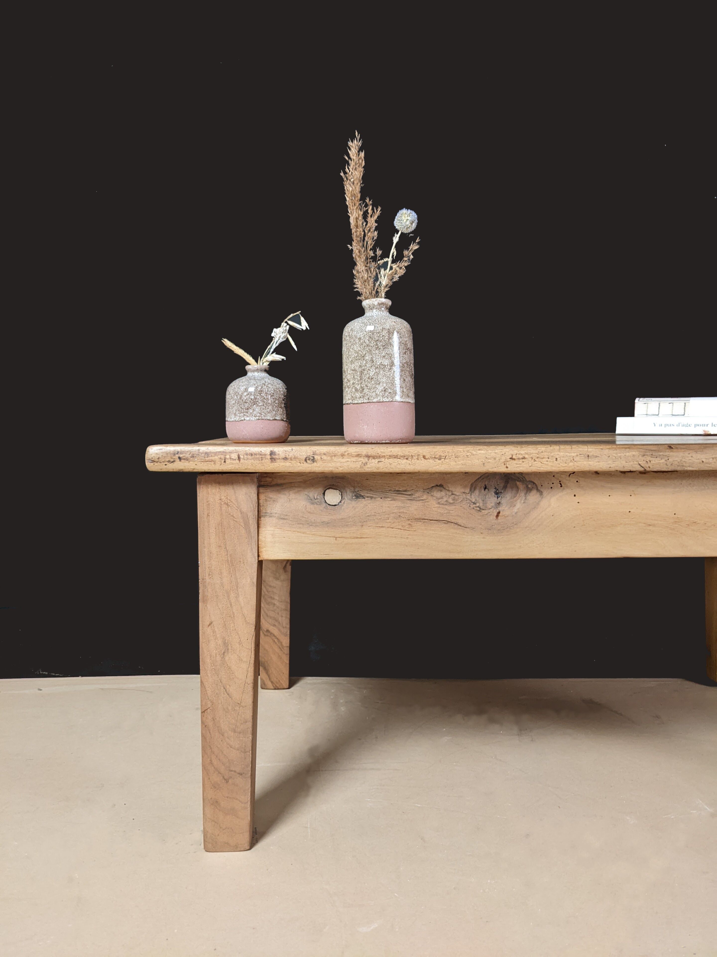 Table de ferme basse