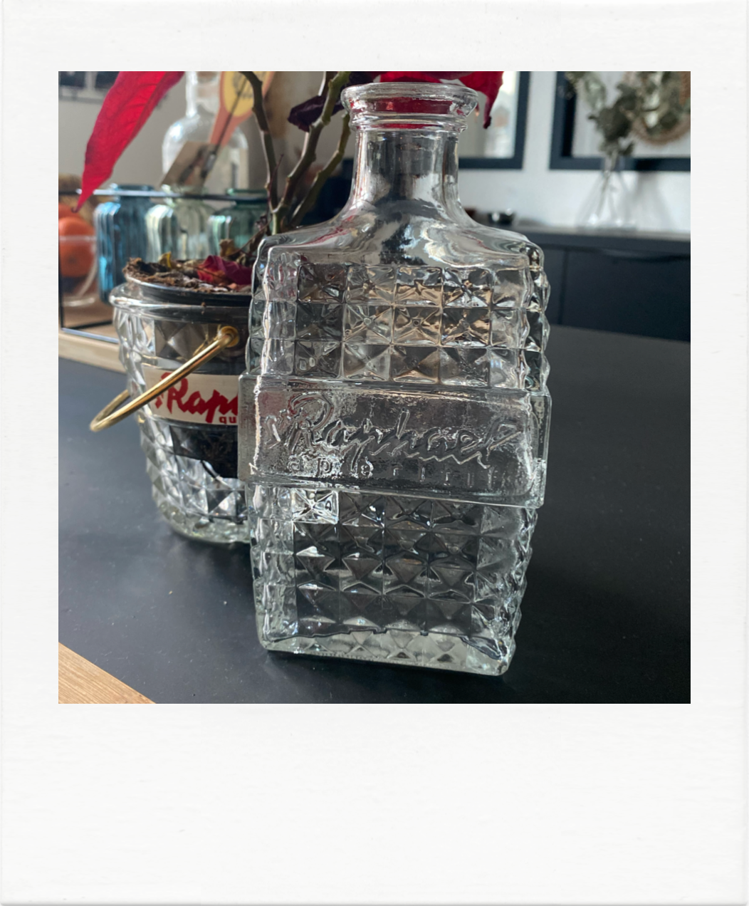 Carafe St Raphaël diamond tip glass