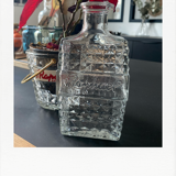 Carafe St Raphaël diamond tip glass