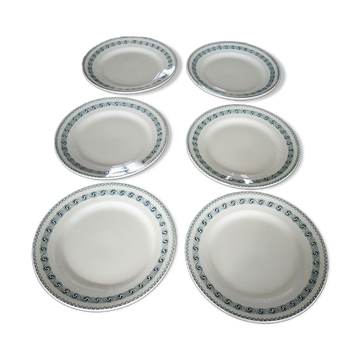 6 Old Plates Plates Moulin des Loups – Rachel