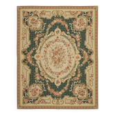 Tapis kilim en point de croix vintage fait main 238 x 302