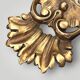 Golden Baroque Resin Wall Mirror – Rococo Style