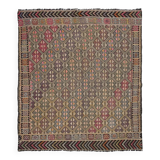 6x7 Turkish Vintage Kilim Rug, 180x207Cm
