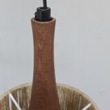 Vintage teak Swedish wall light