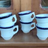 Series of 10 brulot cups/porcelain 19th century