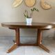 Vintage oval Baumann table
