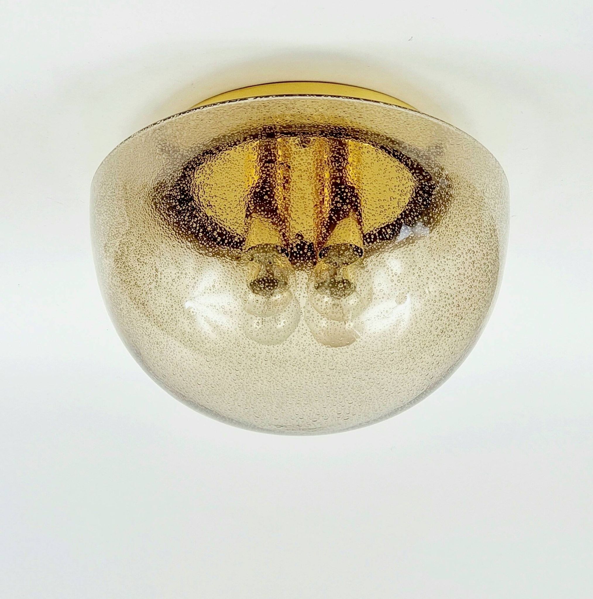 Large Space Age Mushroom-Shaped Ceiling Light from Limburg, Germany, 1970s