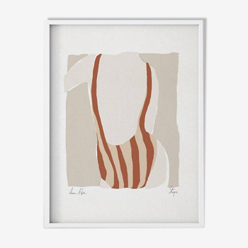 Female figure giclee art print, 50x70cm