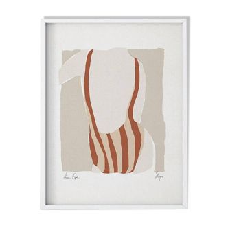 Female figure giclee art print, 50x70cm