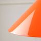 Mid-Century Orange Pendant Lamp from Guzzini, 1960s