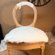 Louis XVI medallion chair, solid beech, unique traditional piece.