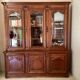 Cherry bookcase stamped Louis Tricoire