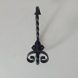 Vintage wrought iron coat rack