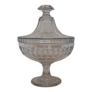ancien drageoir en cristal