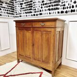 Vintage Parisian oak sideboard