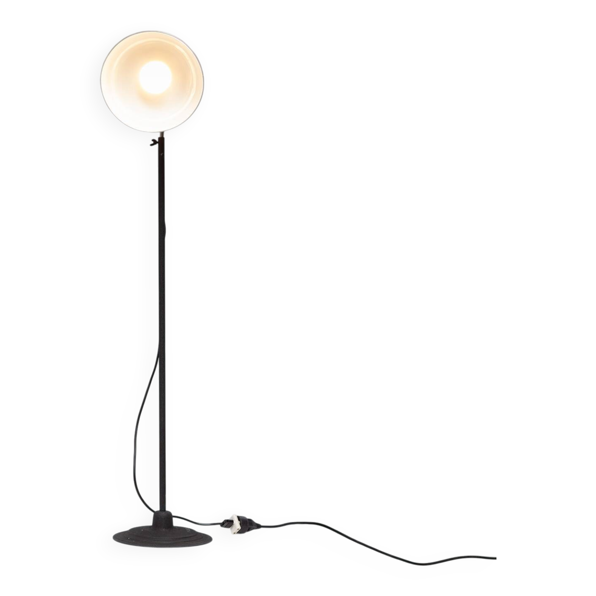 Authentic industrial floor lamp by Kap 1950.