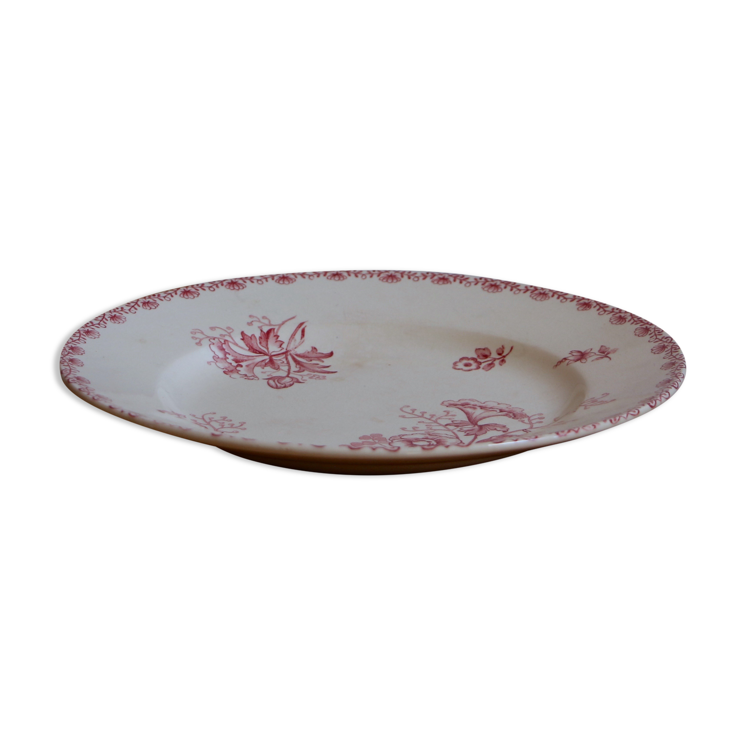 Large plate Alma Sarreguemines