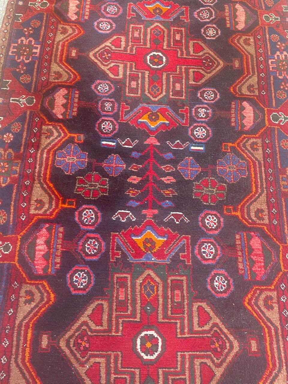 Persian carpet hamadan handmade 110x530