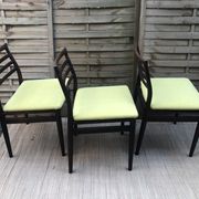 Chaises palissandre Erling Torvits par Søro Stolefabrik scandinave