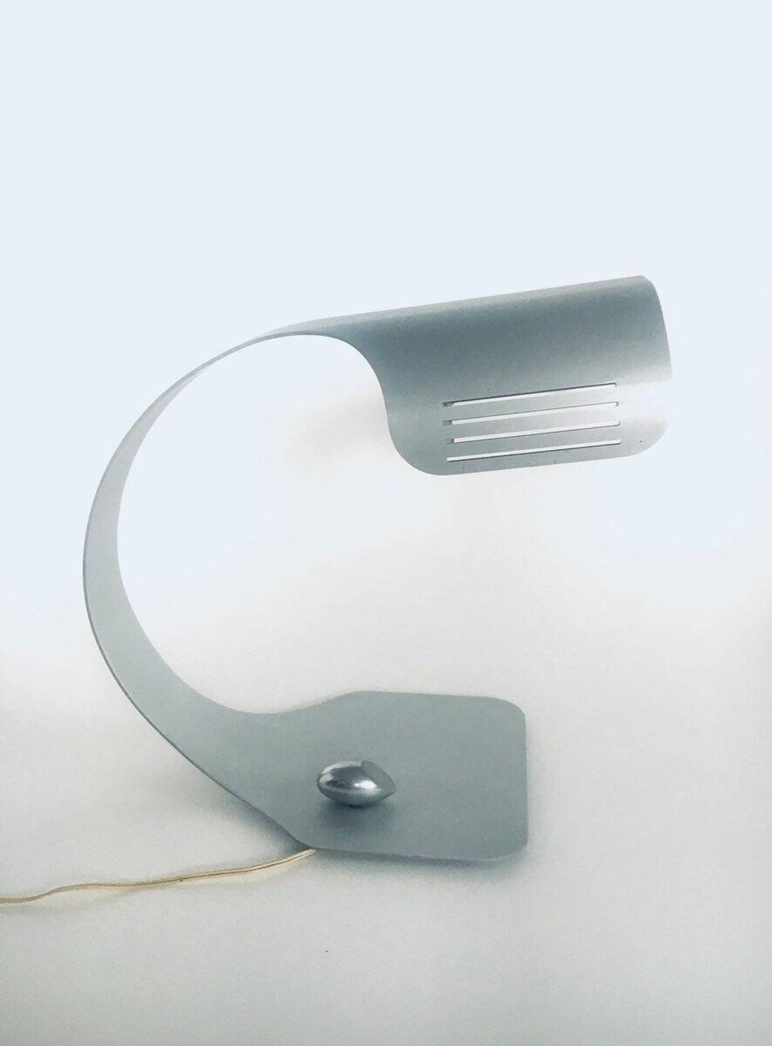 Aluminium Colomba Design Desk Lamp by Walter & Moretti, France, 1972