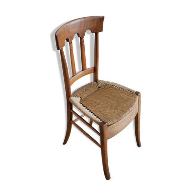 Ancienne chaise paillée