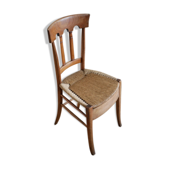 Ancienne chaise paillée