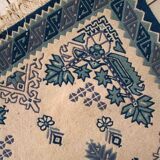 Handmade tunisian vintage carpet 131cm x 208cm 1960s, 1c544