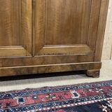 19th century walnut Restoration bookcase