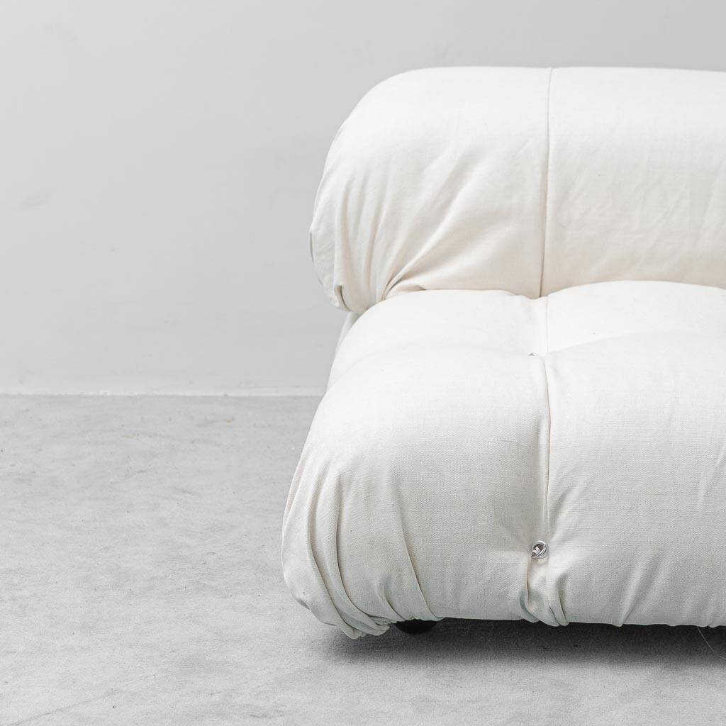 Fauteuil Camaleonda de Mario Bellini pour B&B Italia – Lin couleur crème, années 1970