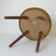 Vintage Space Age Stool: Mid Century Ottoman, Yugoslavia 1960s