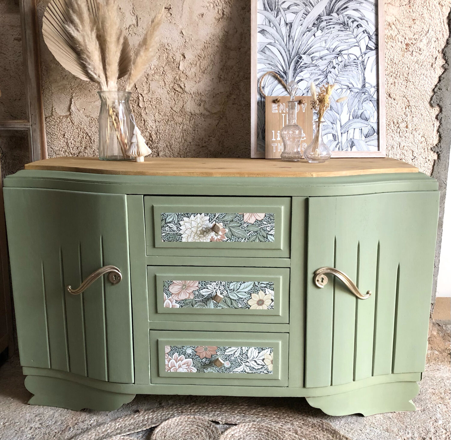 Art deco sideboard chest of drawers